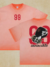 Men's Number Round Neck Half Sleeve T-Shirt Mens Tops