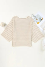 Round Neck Exposed Seams Pullover Top Woman Blouses