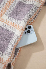 Plaid Button Up Collared Neck Cardigan Woman Outerwear