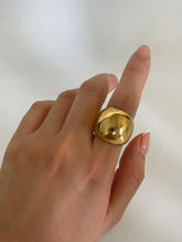2-Piece Stainless Steel Bubble Shape Ring Fashion Jewelry