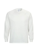 Men's Classic Crew Neck Long Sleeve T-Shirt White Mens Tops