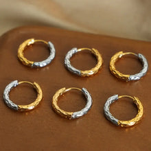 18K Gold-Plated Huggie Earrings Earrings