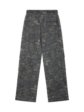 Men's Camouflage Cargo Drawstring Pants Woman Sweatpants