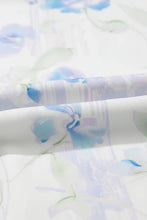 Floral Smocked High Waist Double Ruffle Sleeveless Long Dress Casual Dresses