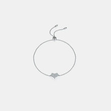 Moissanite 925 Sterling Silver Heart Bracelet Necklaces