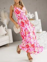 Printed Spaghetti Strap Maxi Dress Woman Maxi Dress