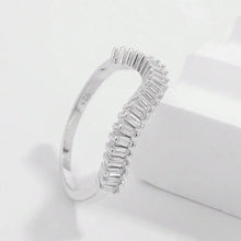 925 Sterling Silver Inlaid Zircon Ring Fashion Jewelry