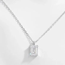 925 Sterling Silver Zircon Pendant Necklace Necklaces