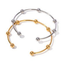2-Piece Stainless Steel Adjustable Bracelet Bracelets