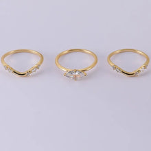1 Carat Moissanite 925 Sterling Silver 3pcs Ring Set Fine Jewelry