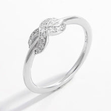 925 Sterling Silver Zircon Geometric Ring Fashion Jewelry