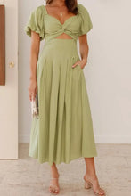 Sweetheart Neck Puff Sleeve Dress Casual Dresses