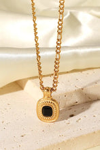 18K Gold Plated Inlaid Rhinestone Pendant Necklace Necklaces