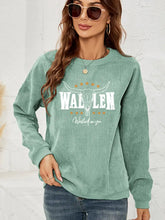 THE HELL I WON'T Graphic Sweatshirt Light Green Woman Sweatshirts