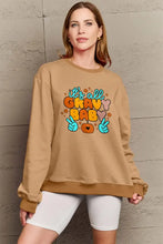 Simply Love Full Size IT'S ALL GRAVY BABY Long Sleeve Sweatshirt Camel Woman Sweatshirts