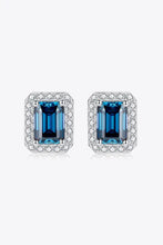 2 Carat Moissanite Stud Earrings in Indigo Indigo One Size Earrings