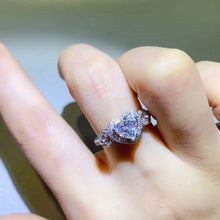 1 Carat Moissanite 925 Sterling Silver Ring Silver Rings
