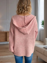 Sequin Detail Long Sleeve Hooded Cardigan Woman Outerwear