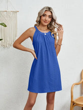Round Neck Sleeveless Mini Dress Casual Dresses