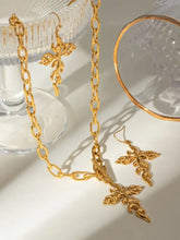 18K Gold-Plated Stainless Steel Cross Necklace Fashion Jewelry