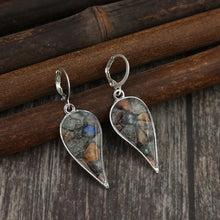 Natural Stone Dangle Earrings Earrings