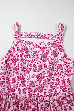 Floral Cutout Back Square Neck Maxi Dress Woman Maxi Dress