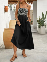 Smocked Midi Cami Dress with Pockets Casual Dresses