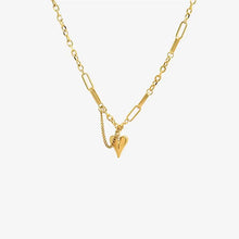 Titanium Steel Heart Pendant Necklace Necklaces