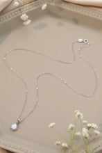 Opal Round Pendant Chain Necklace Necklaces