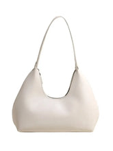 PU Leather Shoulder Bag with Zip Shoulder Bags