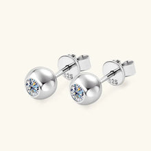 Moissanite 925 Sterling Silver Stud Earrings Earrings