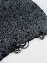 Men's Distressed Hem Knit Sweater Vest Mens Tops