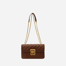 PU Leather Crossbody Bag Brown One Size Handbags