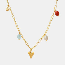 Titanium Steel Heart Pendant Necklace Necklaces