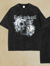 Men's Graphic Round Neck Half Sleeve T-Shirt Mens Tops