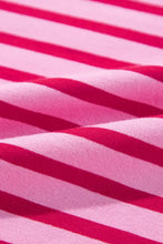 Striped Round Neck Long Sleeve Sweatshirt Woman Sweatshirts