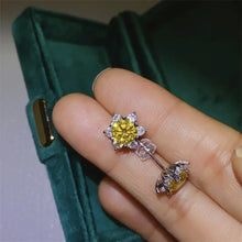 2 Carat Moissanite 925 Sterling Silver Stud Earrings Earrings