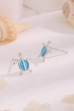 Opal Turtle 925 Sterling Silver Stud Earrings Earrings