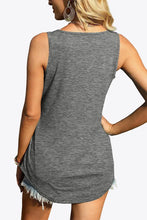Curved Hem Square Neck Tank Tanks & Camis