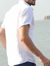 Men's Full Size Button Up Short Sleeve Shirt Plus Size Mens Tops