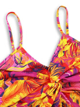 Twisted Printed V-Neck Cami Dress Woman Maxi Dress