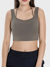 Millennia Crisscross Square Neck Active Tank Woman Activewear