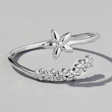 925 Sterling Silver Flower Ring Silver Rings