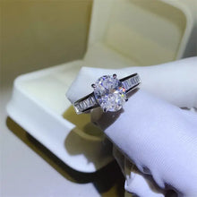 3 Carat Moissanite 925 Sterling Silver Ring Rings