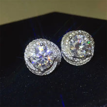 6 Carat Moissanite 925 Sterling Silver Earrings Earrings