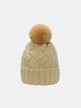 Roll Rim Cable-Knit Hat Dust Storm One Size Hats