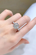 5 Carat Moissanite Side Stone Ring Rings