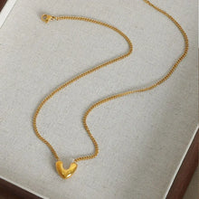 Gold-Plated Heart Pendant Necklace Necklaces