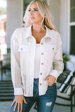 Button Down Collared Neck Jacket Woman Outerwear