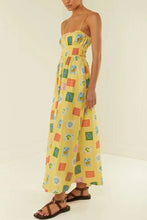 Printed Square Neck Maxi Cami Dress Maxi Dresses